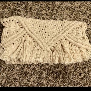 Macrame Clutch - handmade